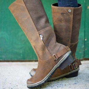 Sorel Slimboot Nutmeg Equestrian Boot Size 8